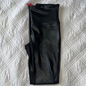 Spanx faux leather leggings
